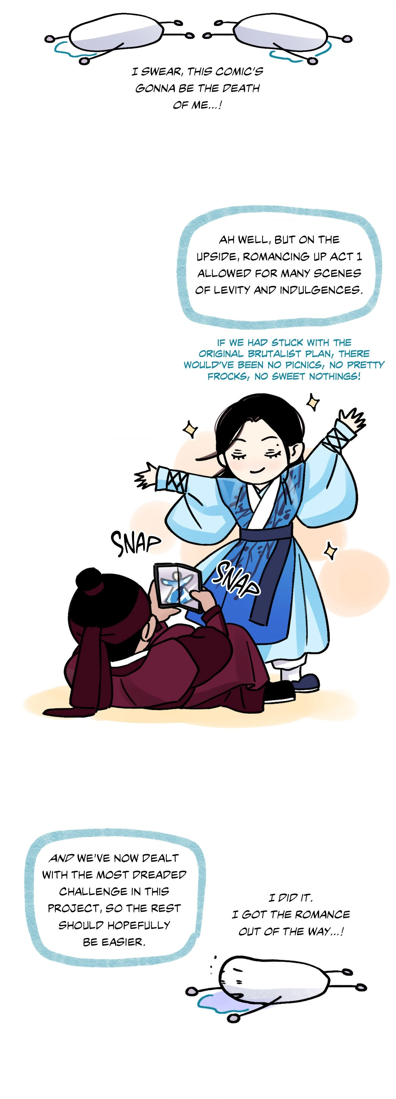 Steel Under Silk - Creator's Note manhwa