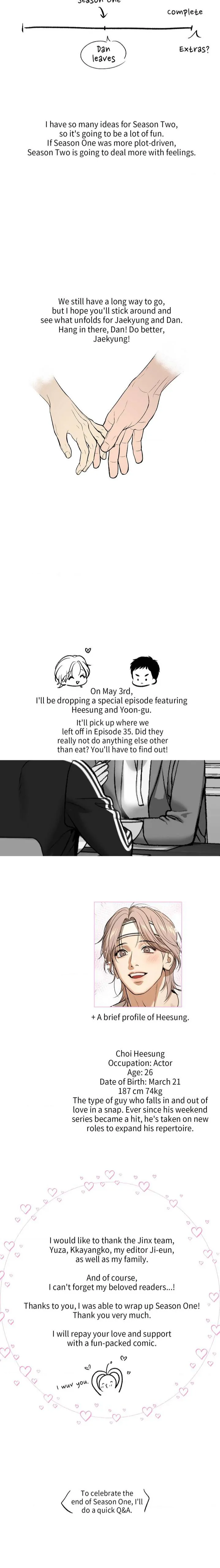 Jinx (Official) - Season 1 Creator's Note manhwa