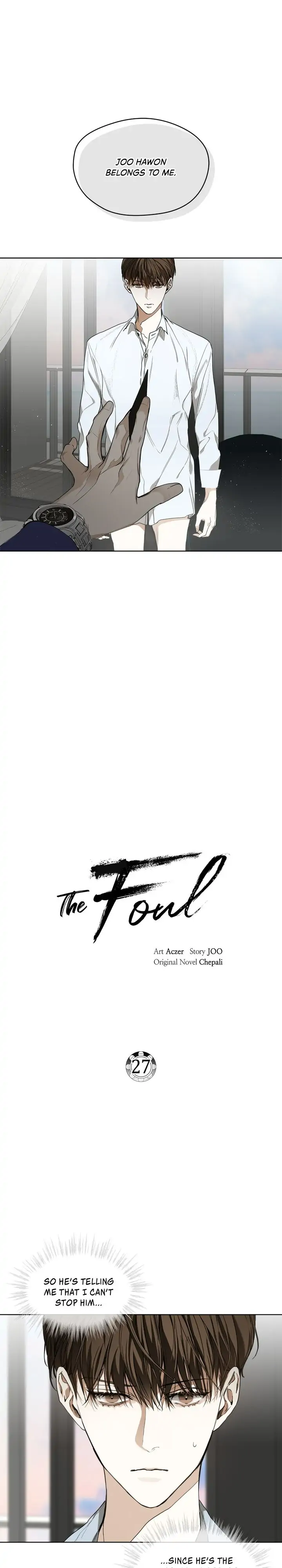 The Foul - Chapter 27 manhwa