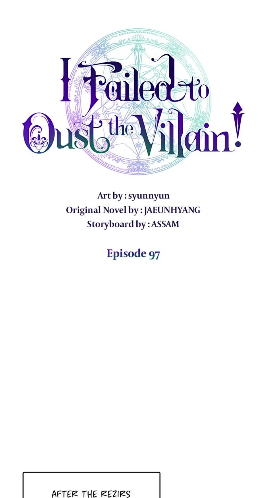 I Failed to Oust the Villain! [Official][Uncensored] - Chapter 97 manhwa