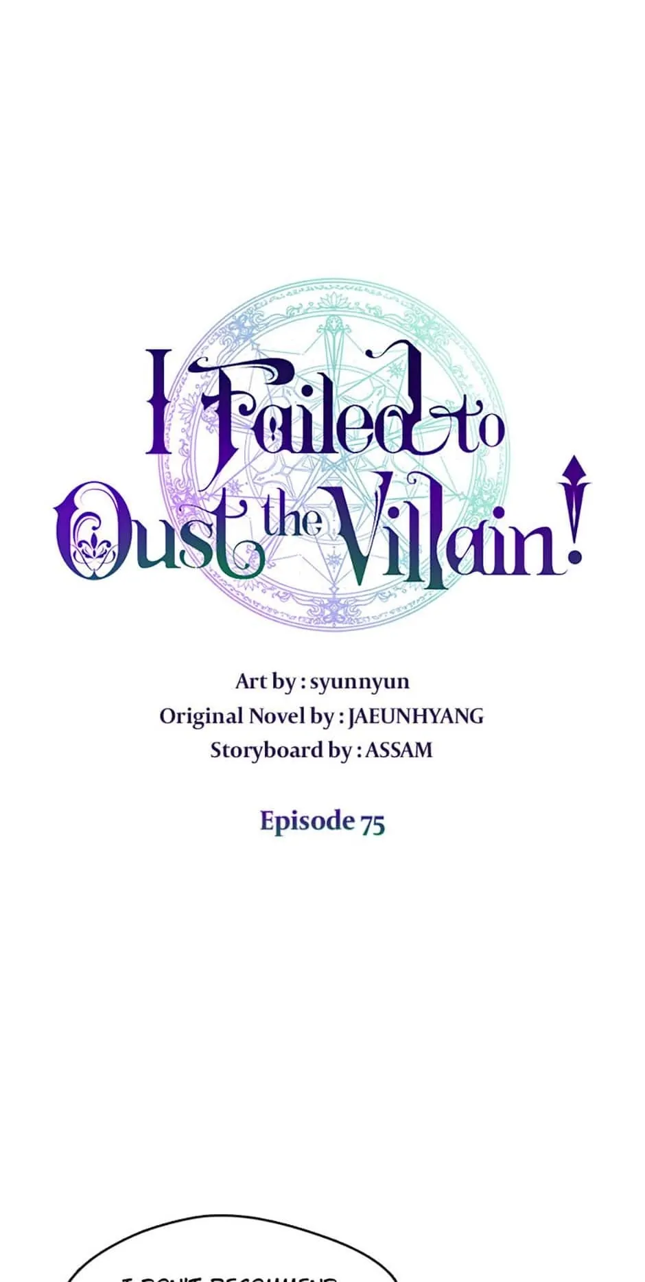 I Failed to Oust the Villain! [Official][Uncensored] - Season 3 Premiere manhwa