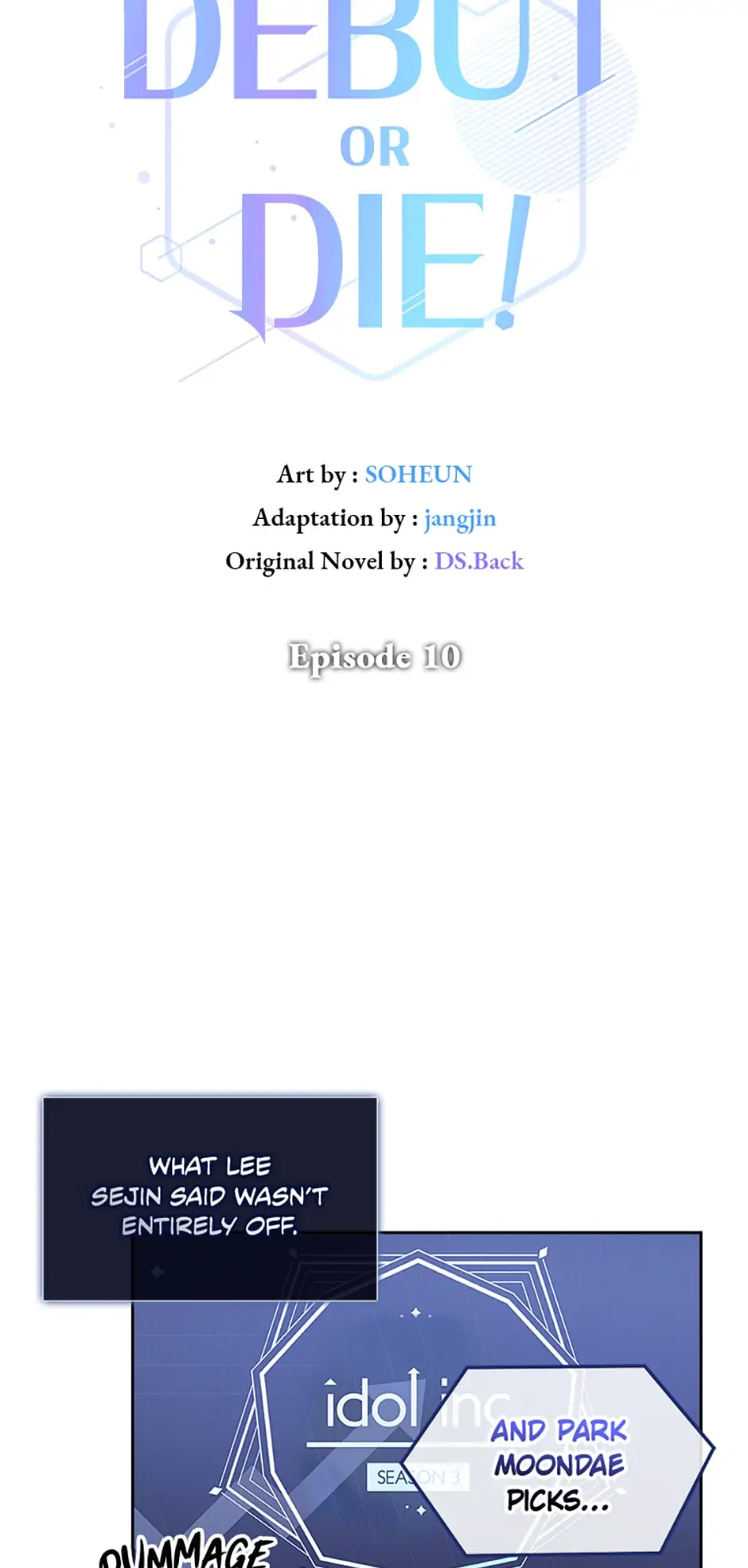Debut or Die! (Official) - Chapter 10 manhwa