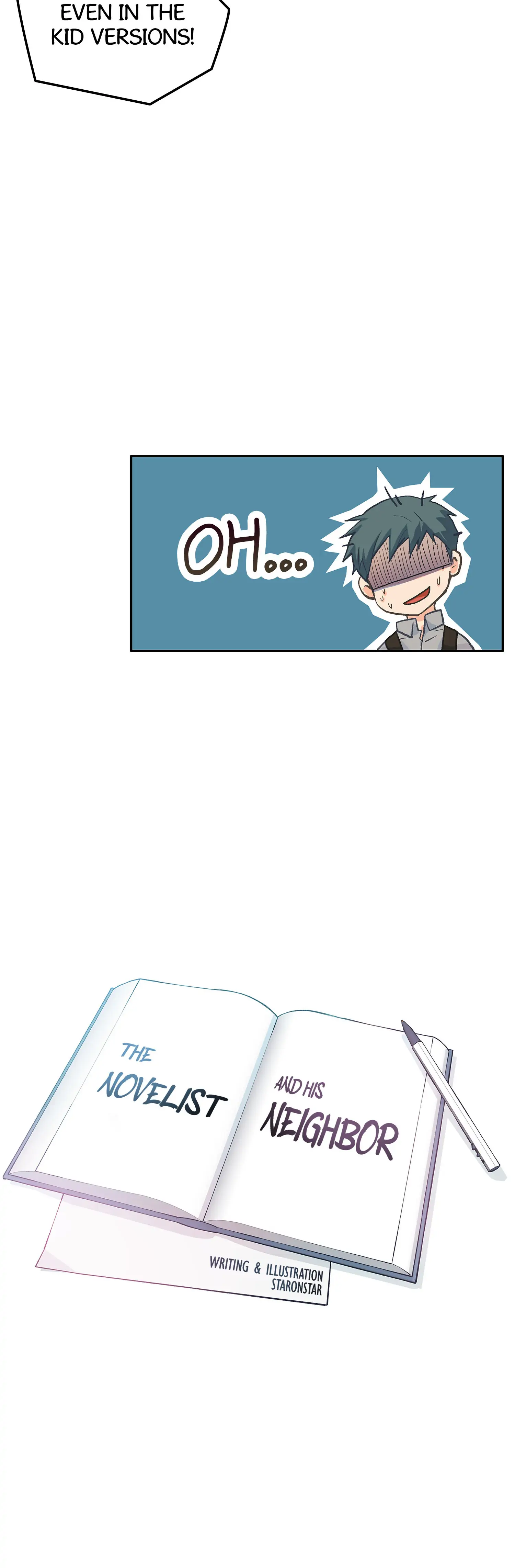 The Novelist and His Neighbor - Chapter 1 manhwa