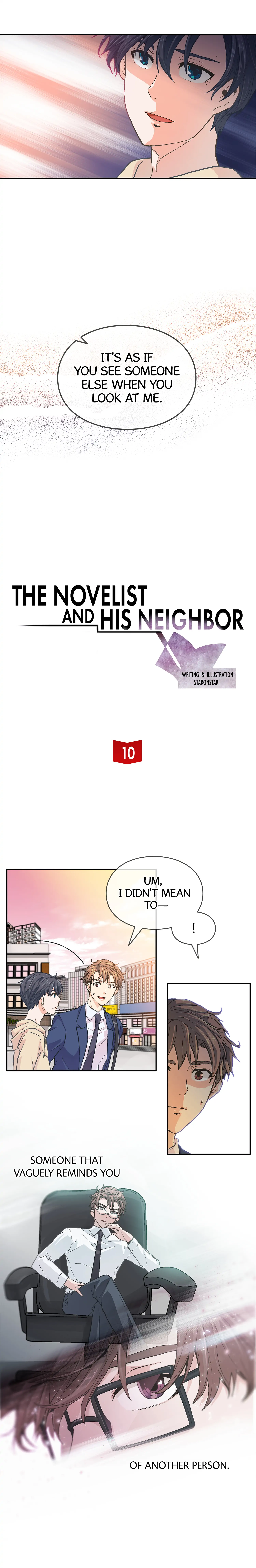 The Novelist and His Neighbor - Chapter 10 manhwa