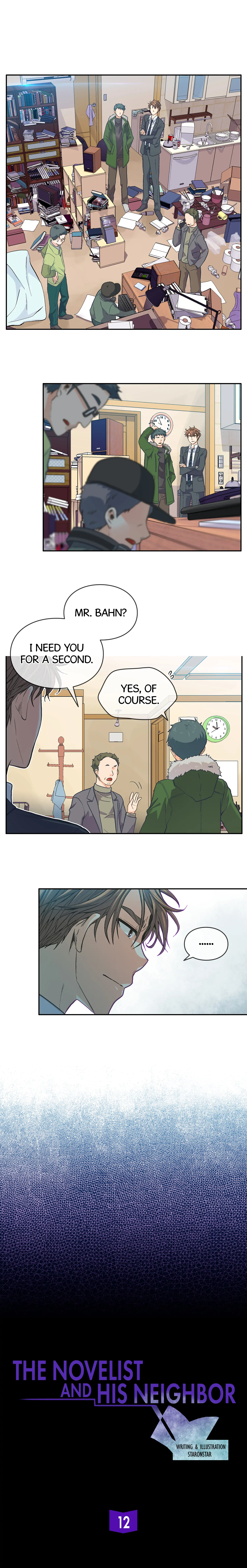 The Novelist and His Neighbor - Chapter 12 manhwa