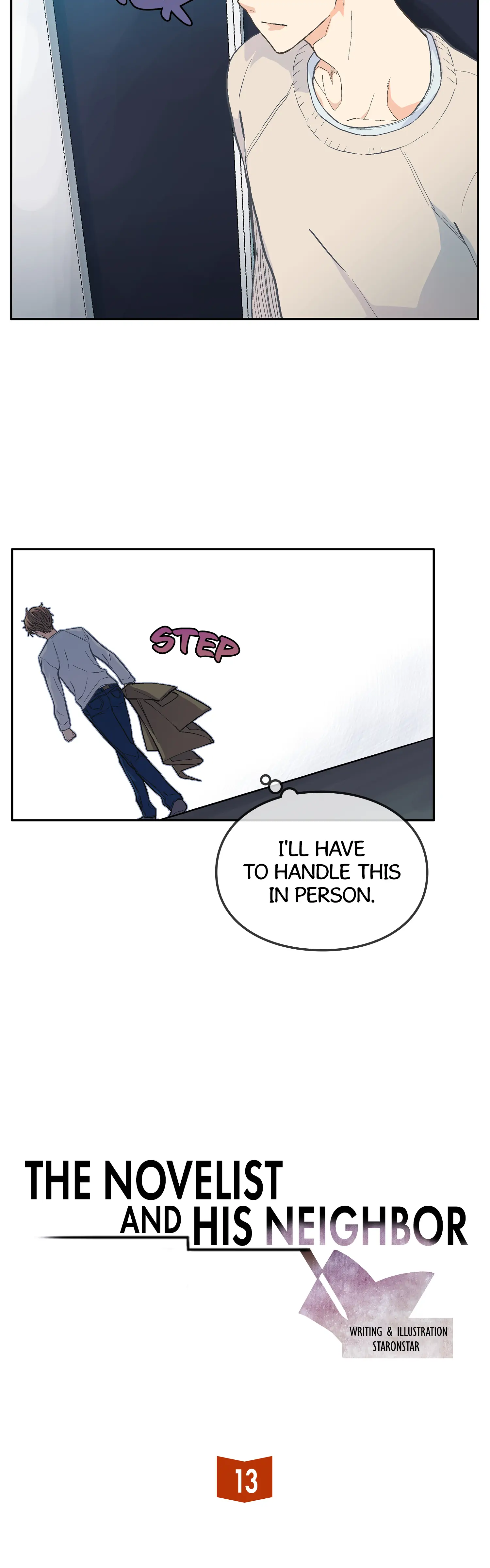 The Novelist and His Neighbor - Chapter 13 manhwa