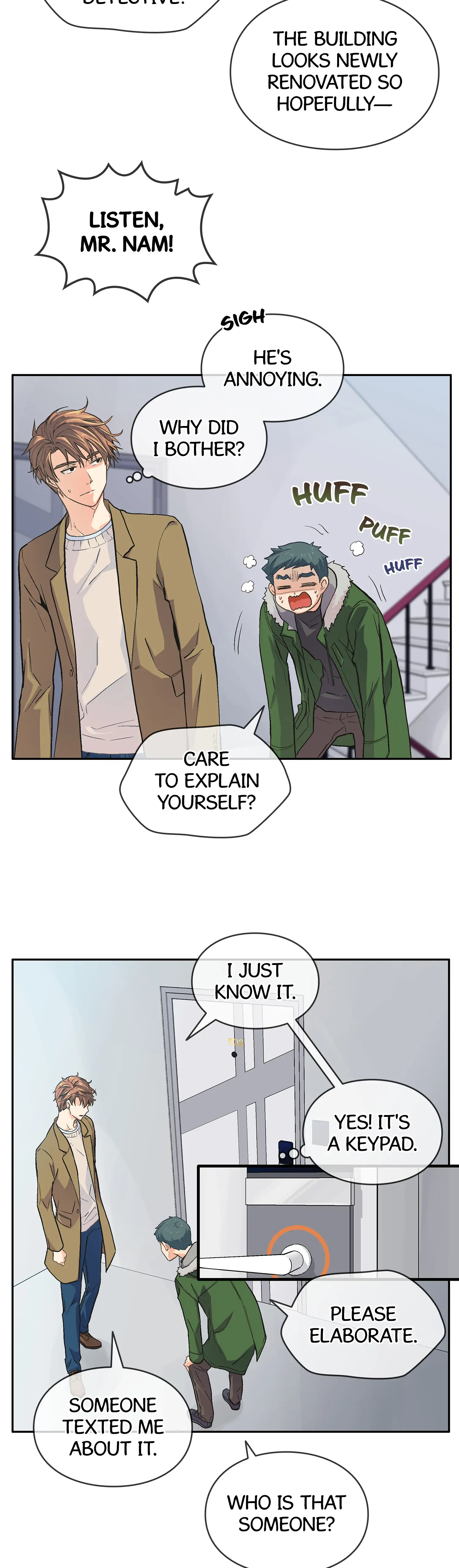 The Novelist and His Neighbor - Chapter 13 manhwa