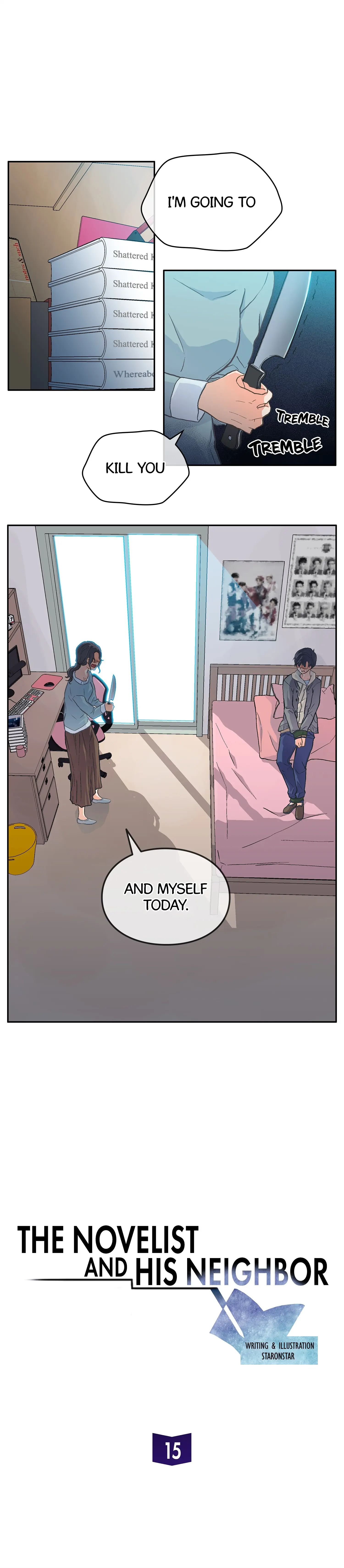 The Novelist and His Neighbor - Chapter 15 manhwa