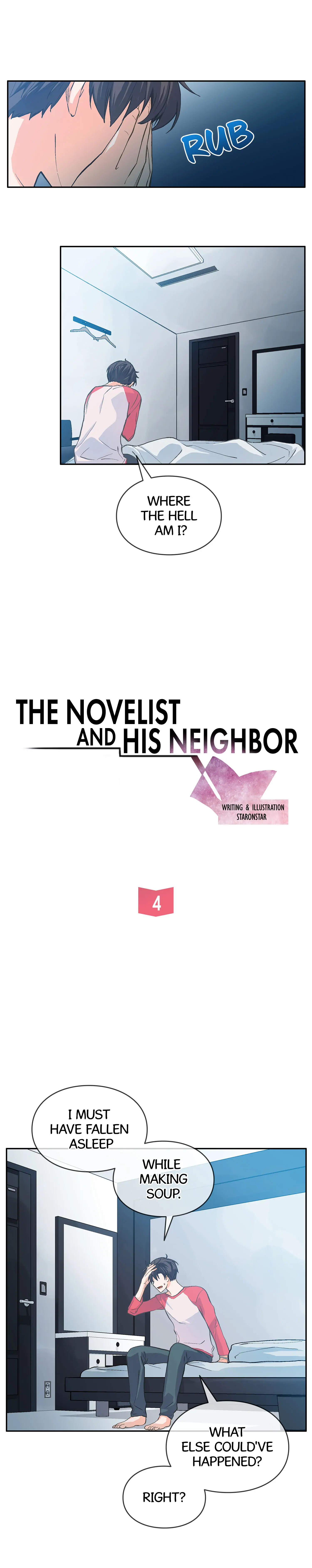 The Novelist and His Neighbor - Chapter 4 manhwa