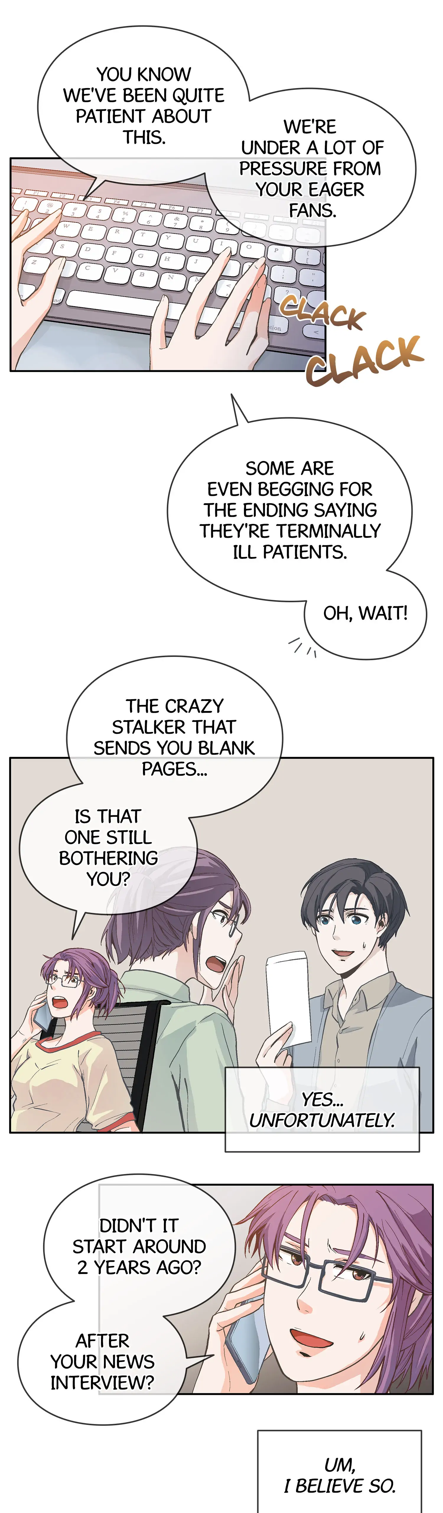 The Novelist and His Neighbor - Chapter 4 manhwa