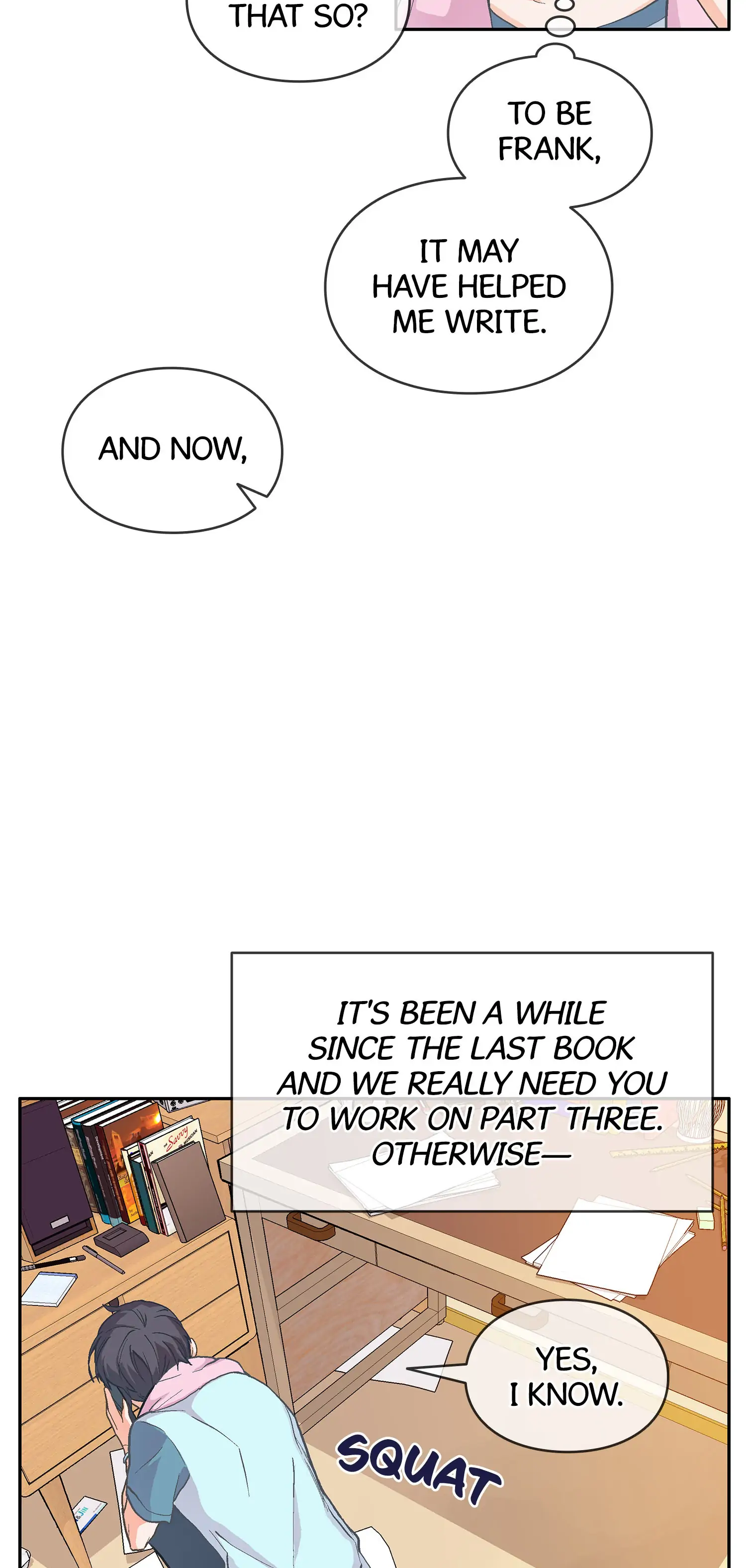 The Novelist and His Neighbor - Chapter 4 manhwa