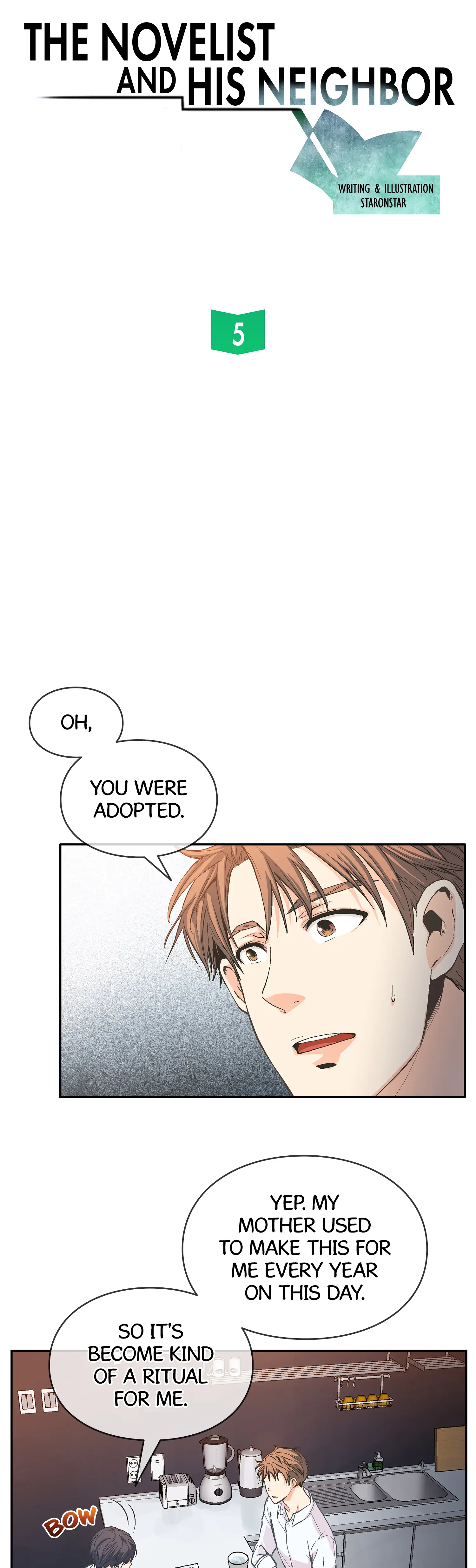 The Novelist and His Neighbor - Chapter 5 manhwa