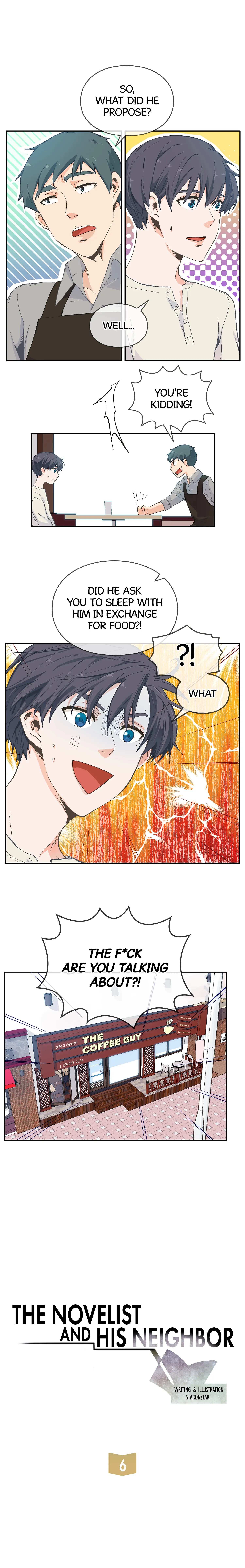 The Novelist and His Neighbor - Chapter 6 manhwa