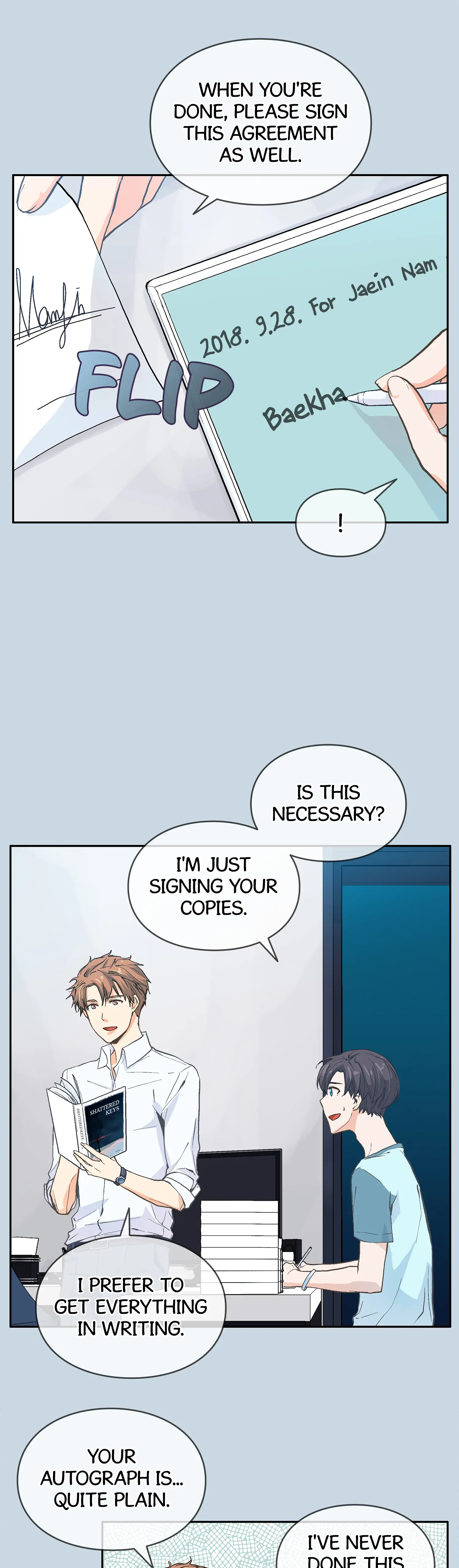 The Novelist and His Neighbor - Chapter 6 manhwa