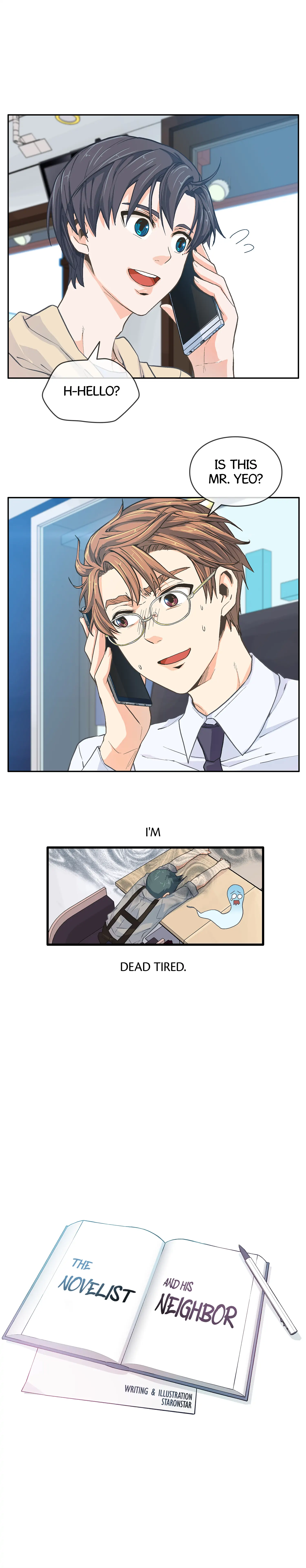 The Novelist and His Neighbor - Chapter 8 manhwa