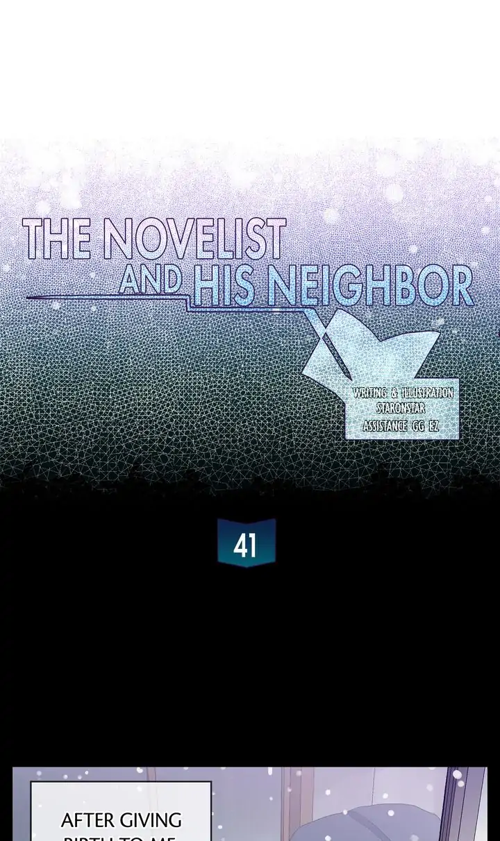 The Novelist and His Neighbor - S1 Episode 41 manhwa