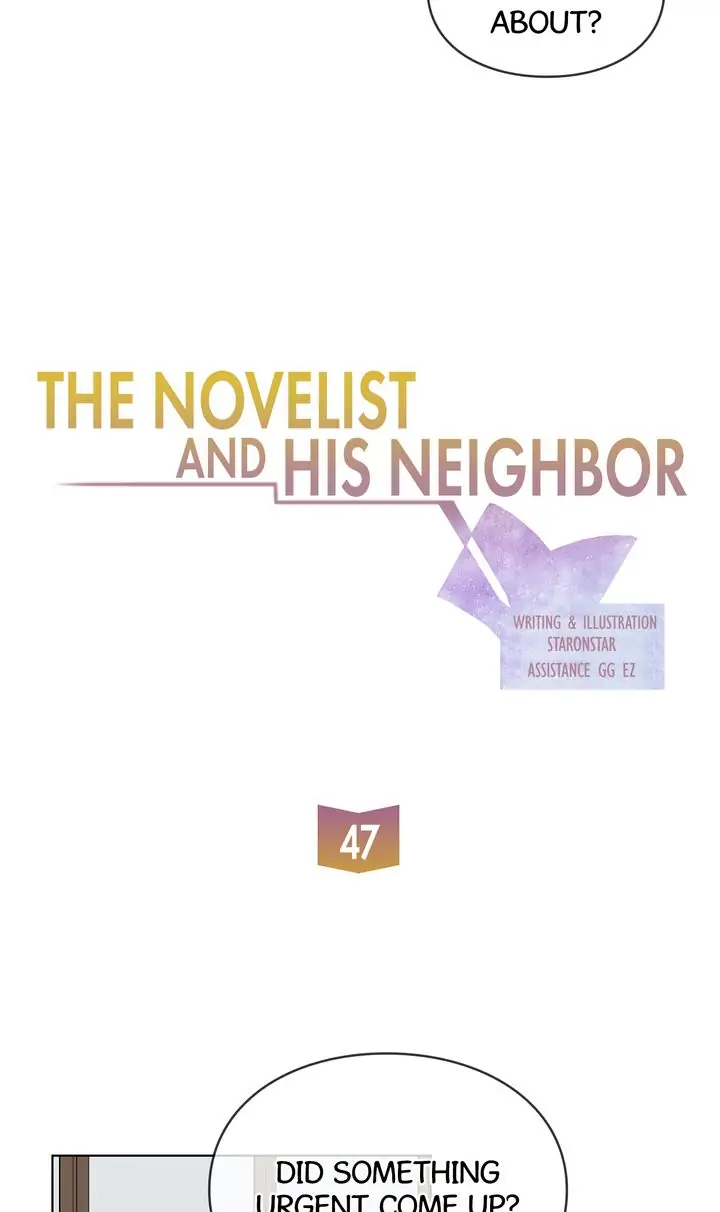 The Novelist and His Neighbor - S2 Episode 47 manhwa