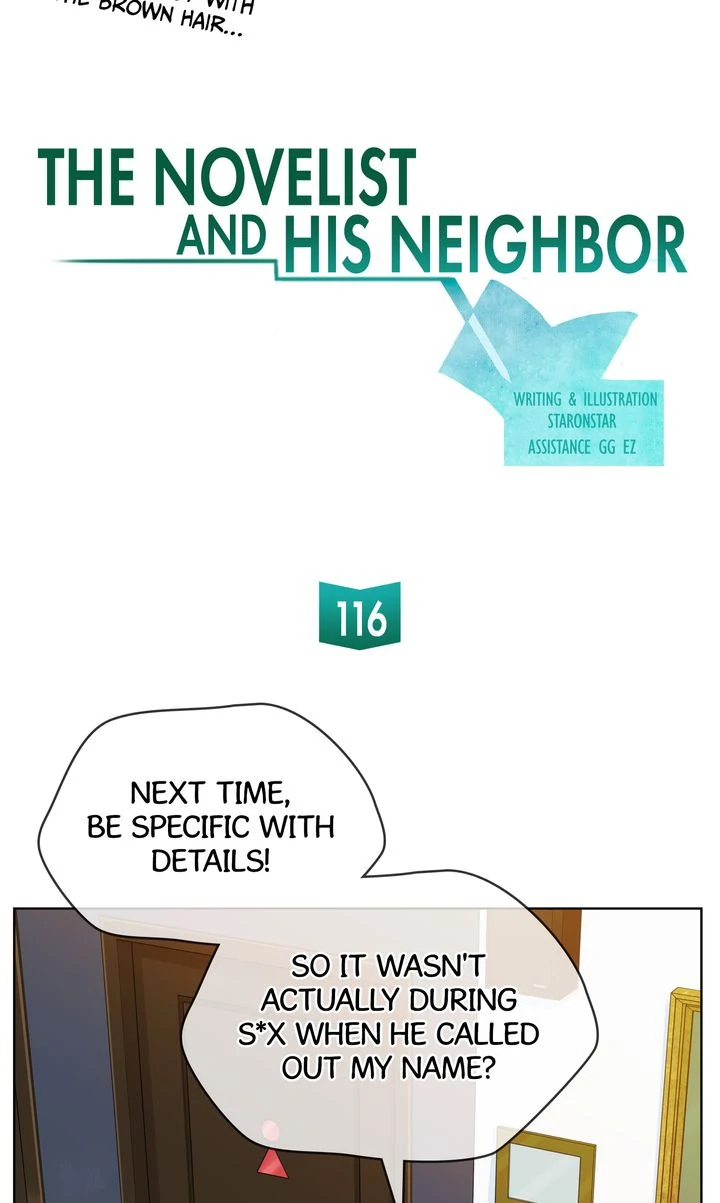 The Novelist and His Neighbor - S3 Episode 116 manhwa