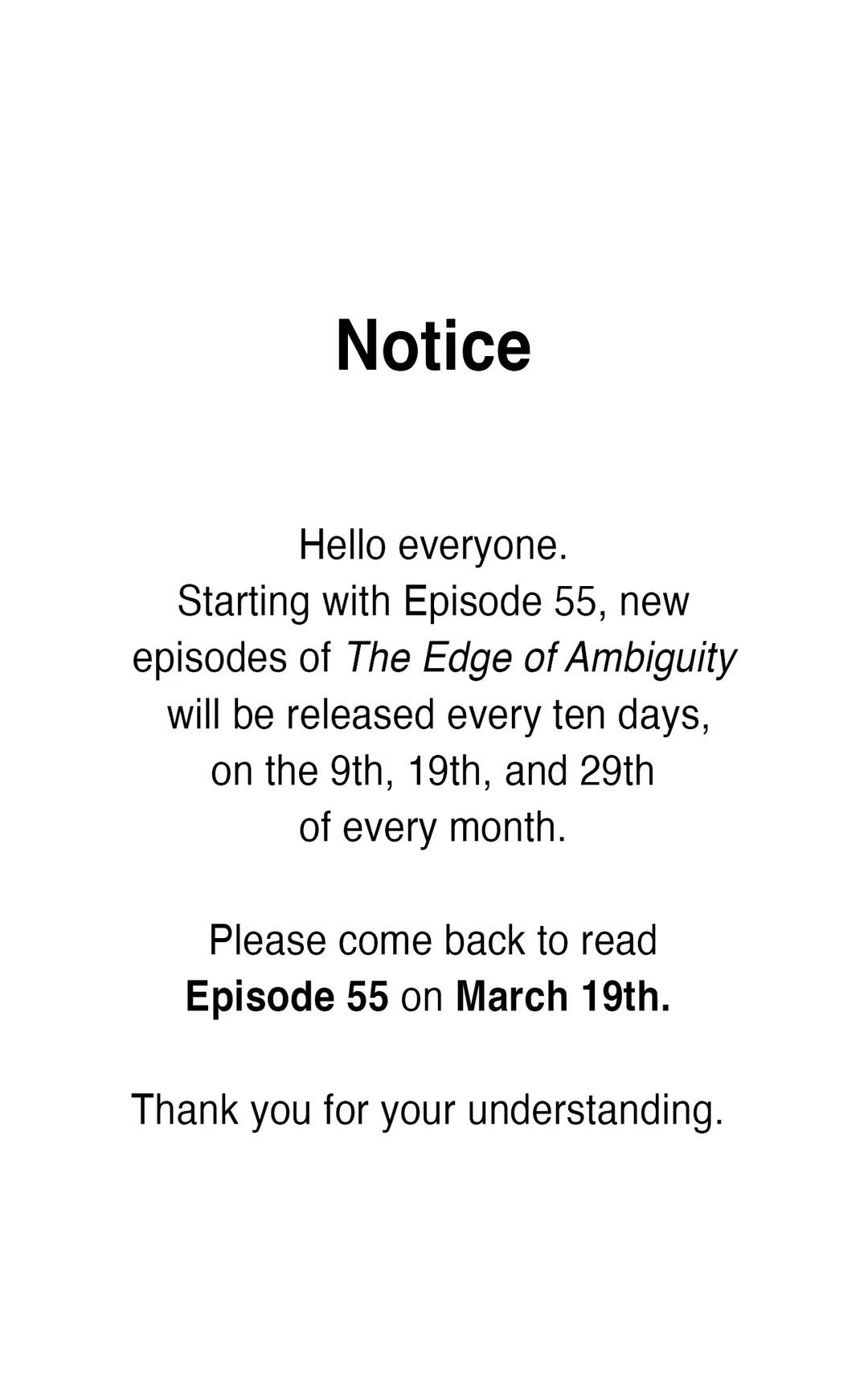 The Edge of Ambiguity - Chapter 54 manhwa