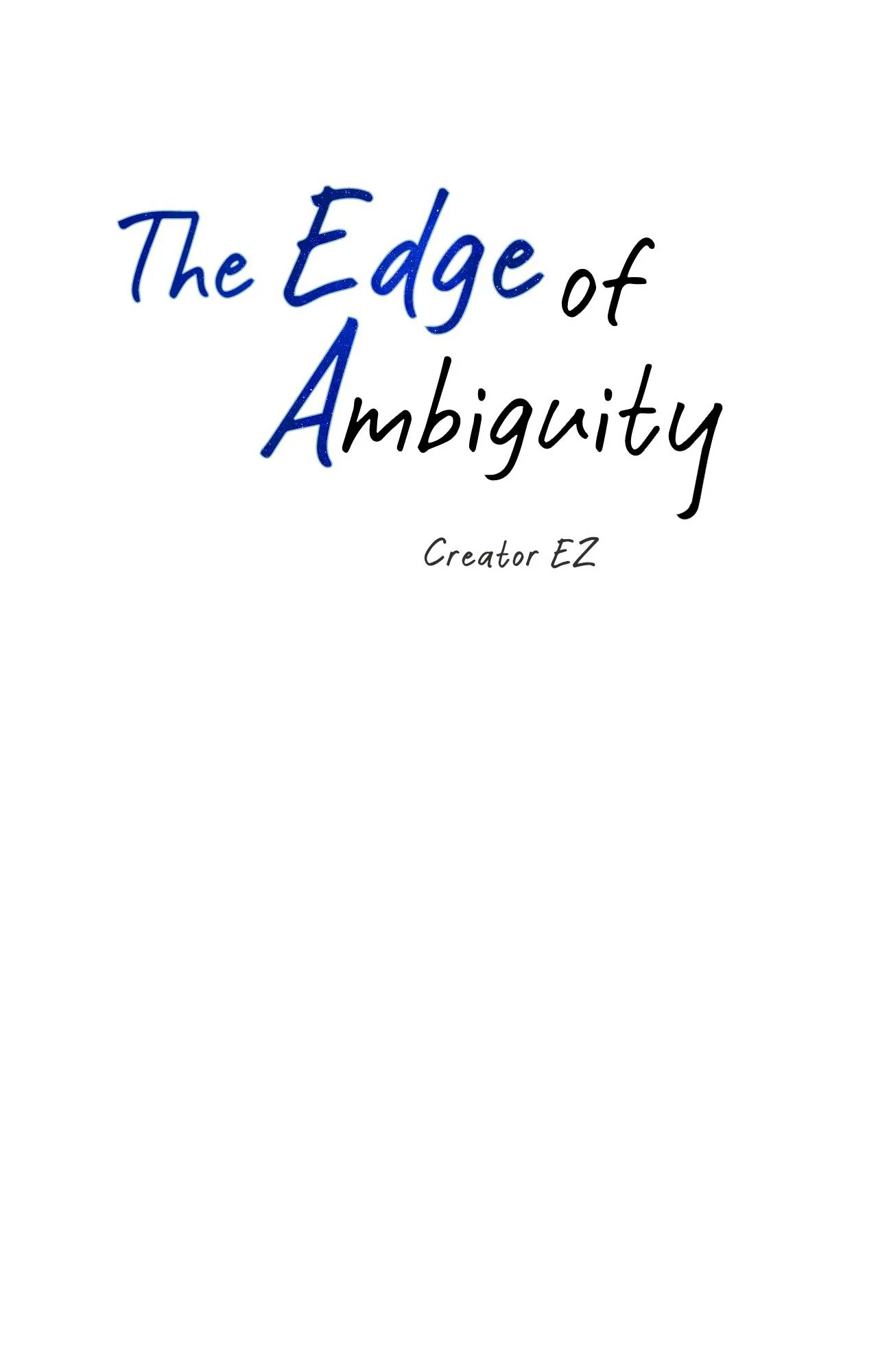 The Edge of Ambiguity - Chapter 79 manhwa