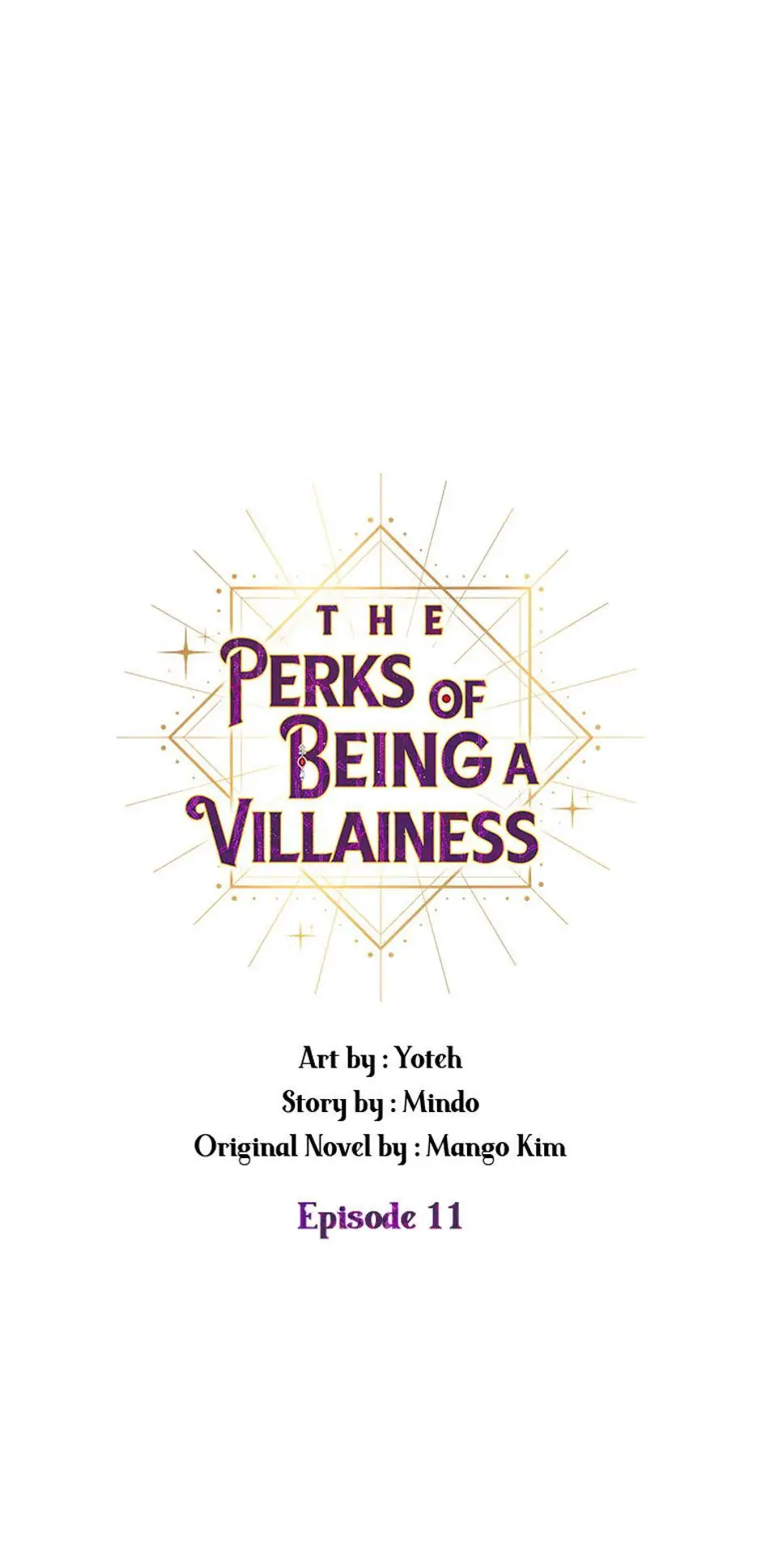 The Perks of Being a Villainess (Official) - Chapter 11 manhwa