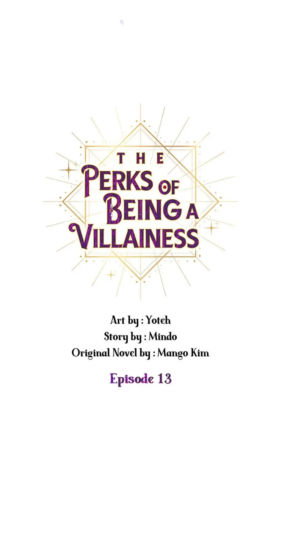 The Perks of Being a Villainess (Official) - Chapter 13 manhwa