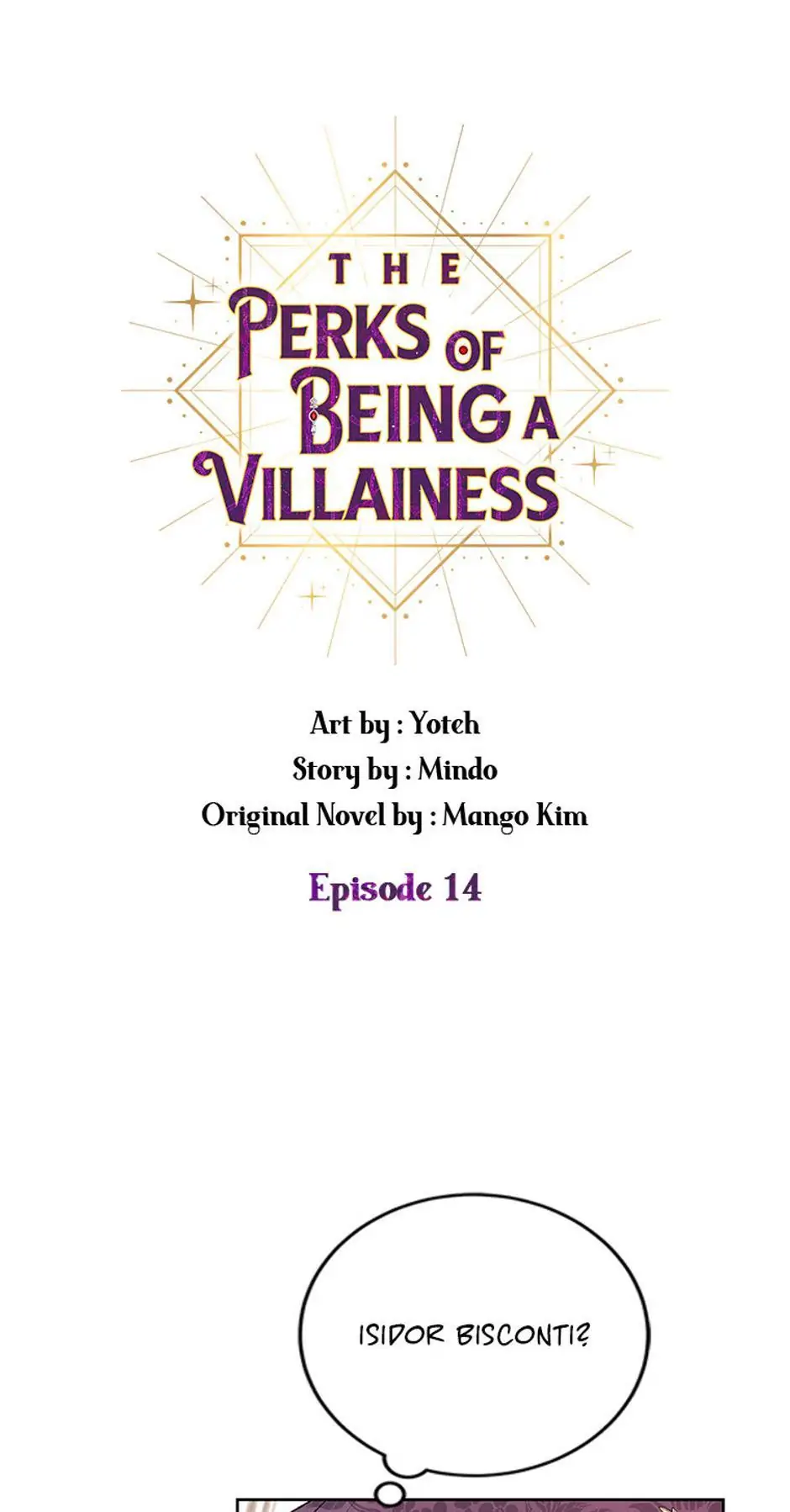The Perks of Being a Villainess (Official) - Chapter 14 manhwa