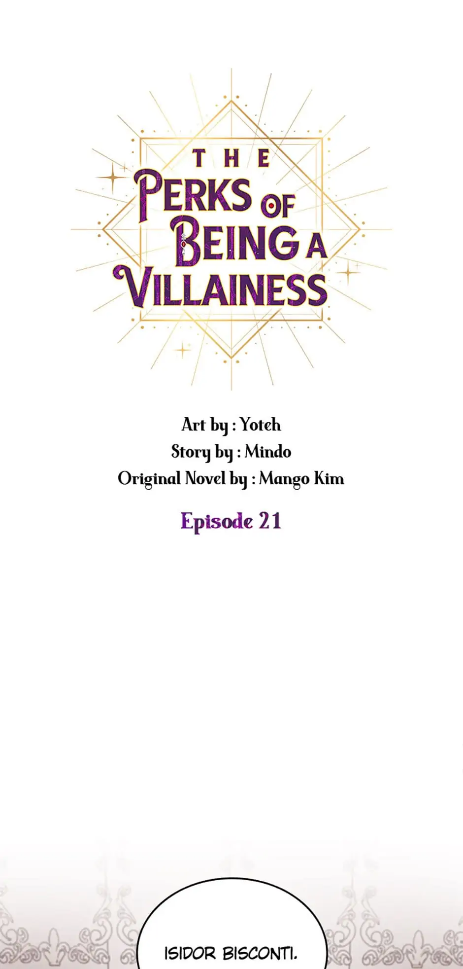 The Perks of Being a Villainess (Official) - Chapter 21 manhwa