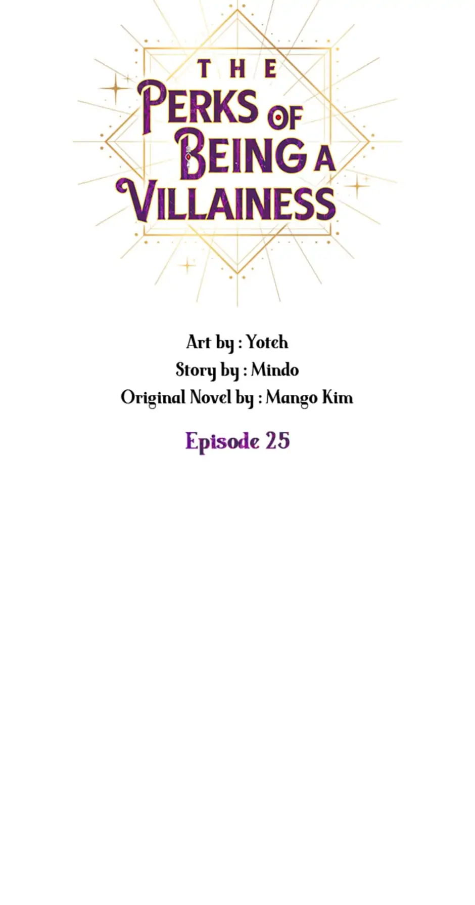 The Perks of Being a Villainess (Official) - Chapter 25 manhwa