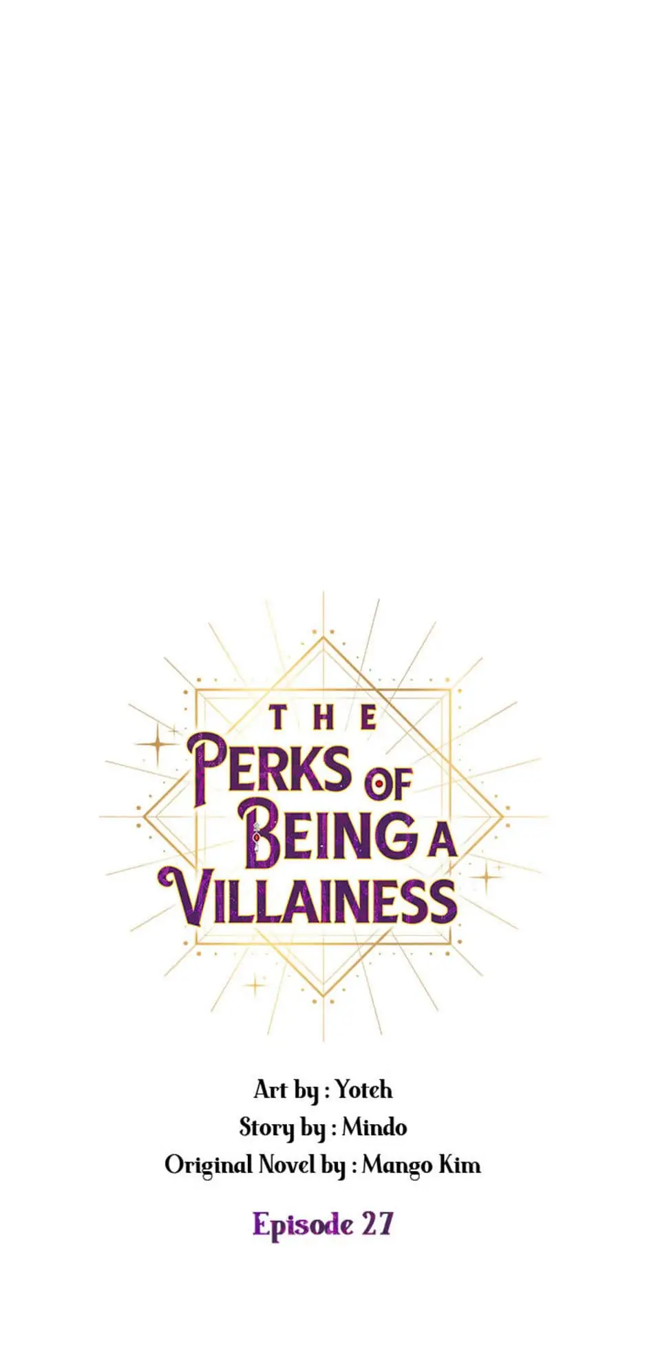 The Perks of Being a Villainess (Official) - Chapter 27 manhwa