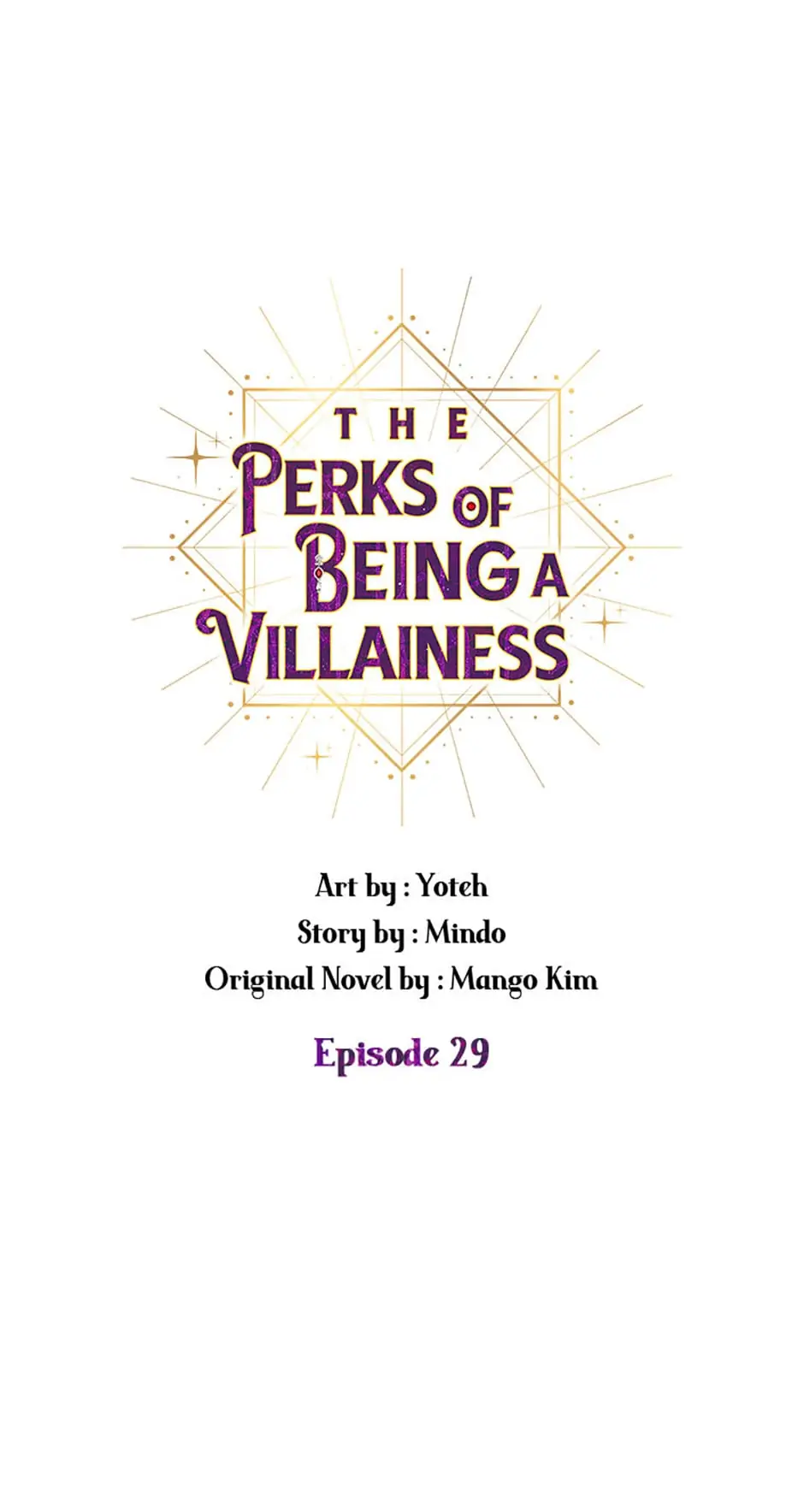 The Perks of Being a Villainess (Official) - Chapter 29 manhwa