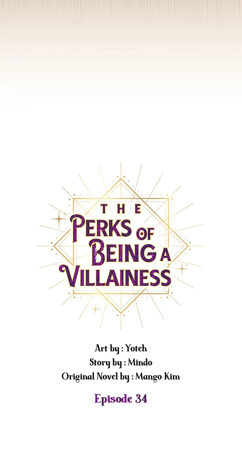 The Perks of Being a Villainess (Official) - Chapter 34 manhwa