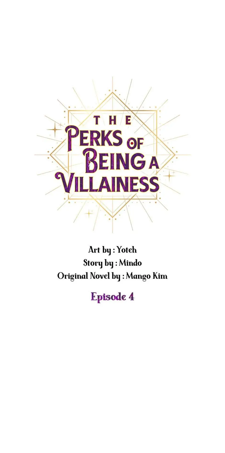 The Perks of Being a Villainess (Official) - Chapter 4 manhwa