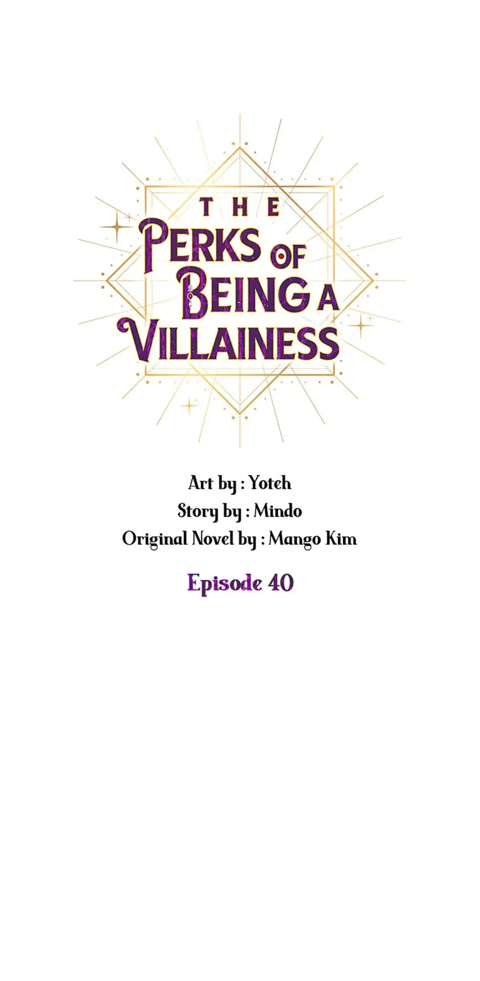 The Perks of Being a Villainess (Official) - Chapter 40 manhwa