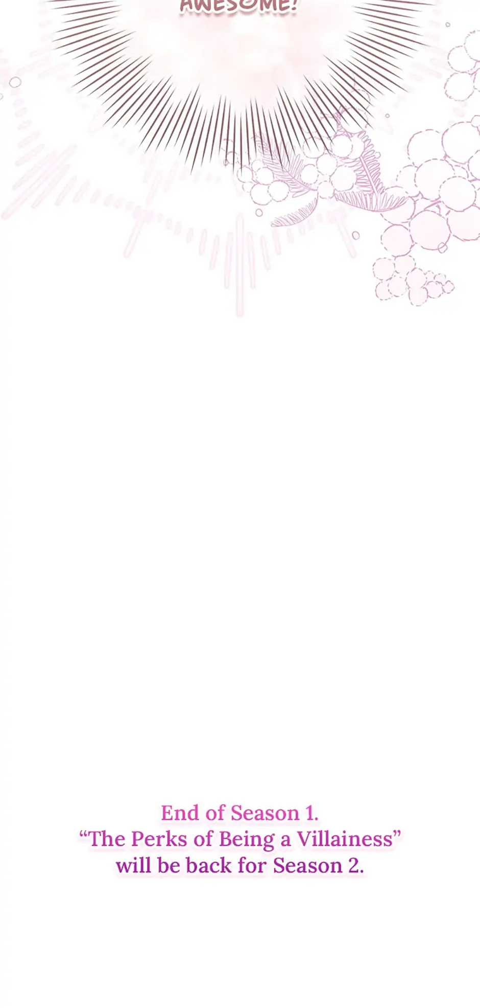 The Perks of Being a Villainess (Official) - Chapter 45 : S1 Finale manhwa