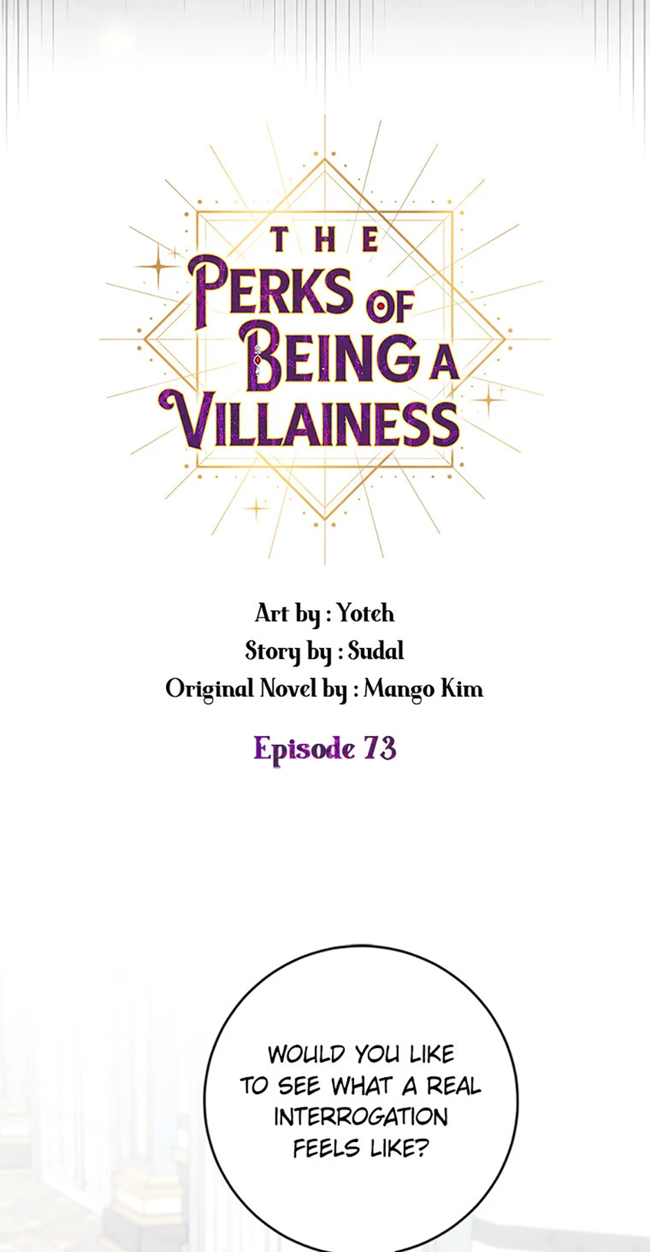 The Perks of Being a Villainess (Official) - Chapter 73 manhwa