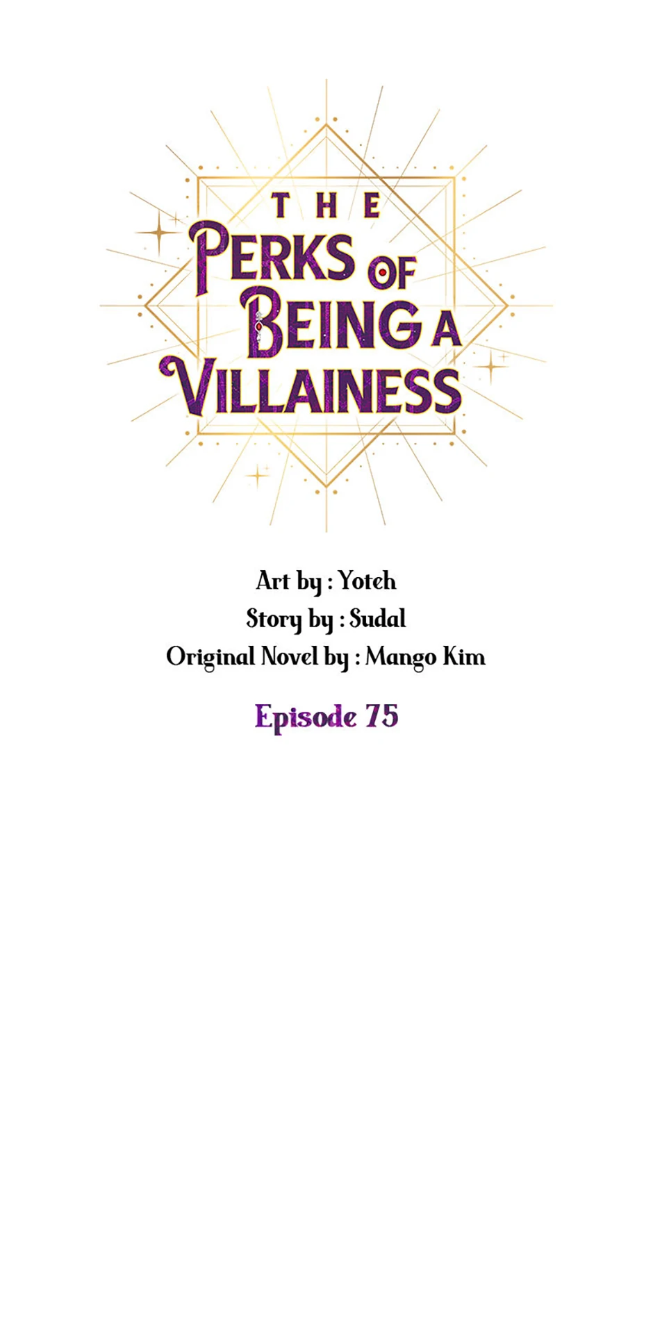 The Perks of Being a Villainess (Official) - Chapter 75 manhwa