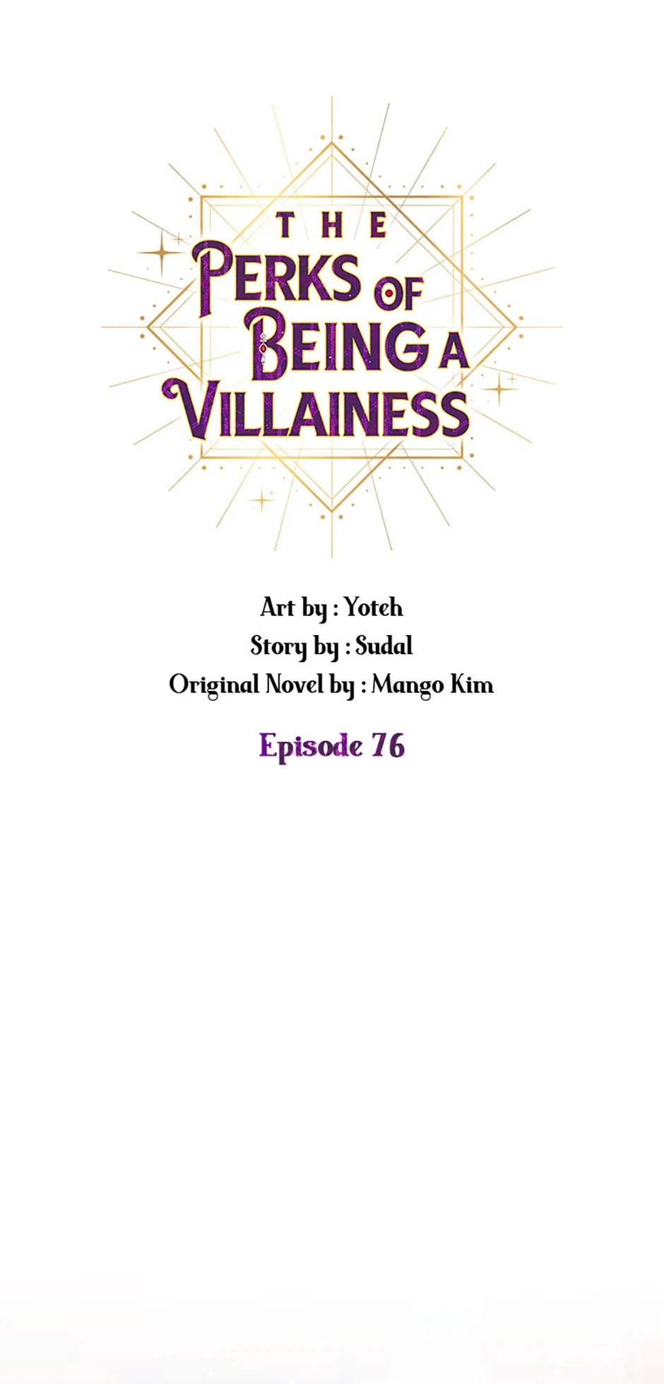 The Perks of Being a Villainess (Official) - Chapter 76 manhwa