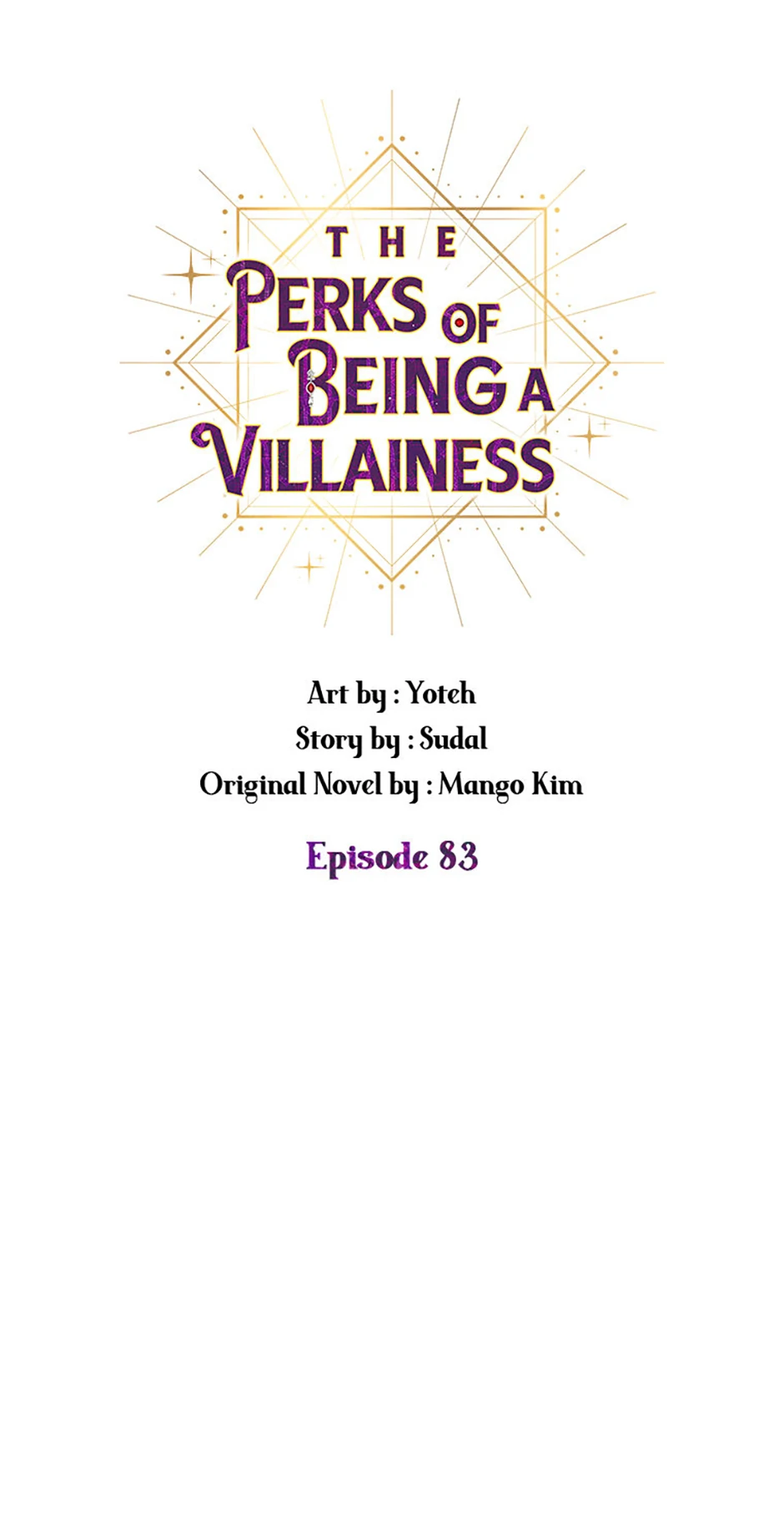The Perks of Being a Villainess (Official) - Chapter 83 manhwa