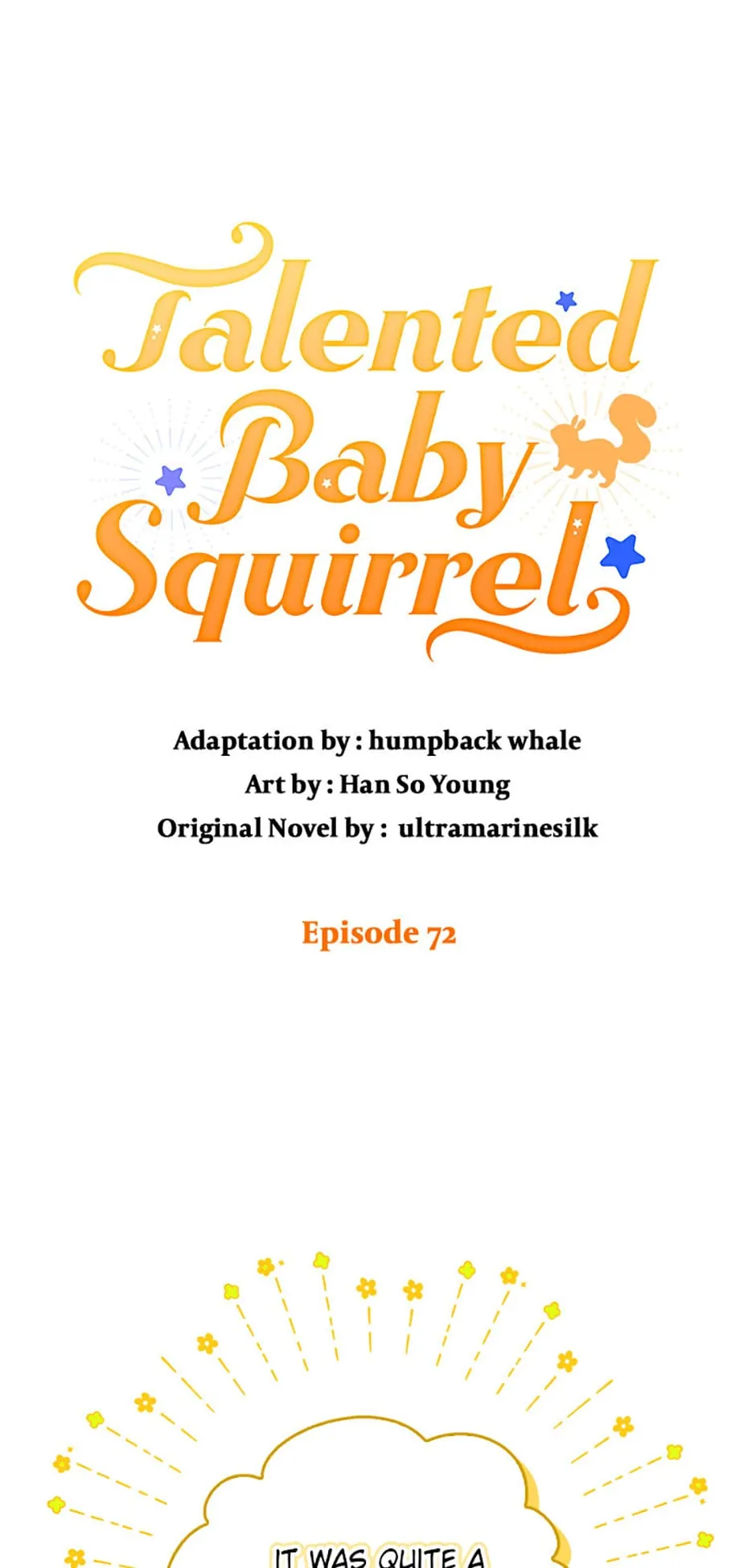 Talented Baby Squirrel - Chapter 72 manhwa