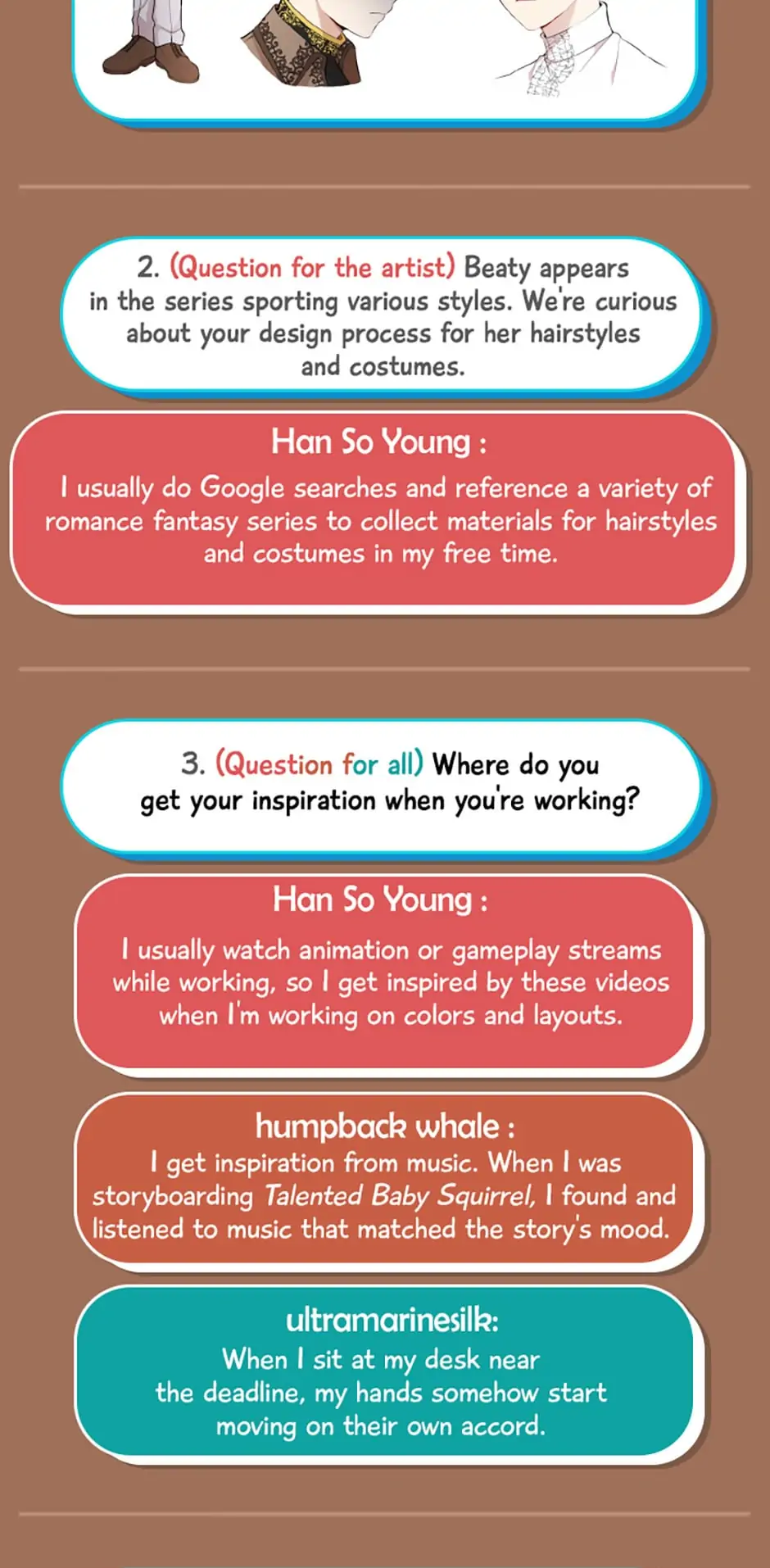 Talented Baby Squirrel - Creator Interview manhwa