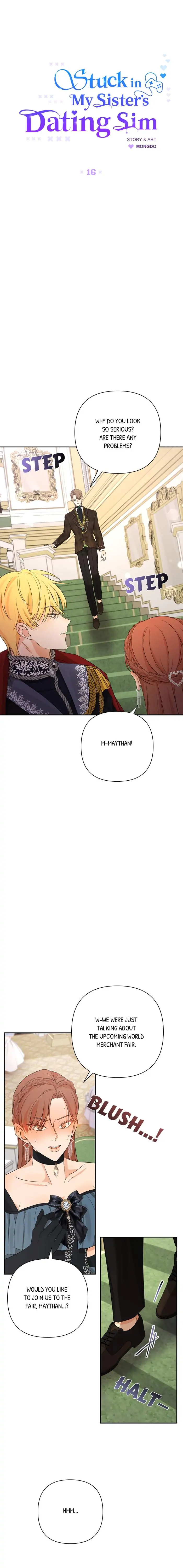 Stuck in My Sister’s Dating Sim [Official][Mature] - Chapter 16 manhwa