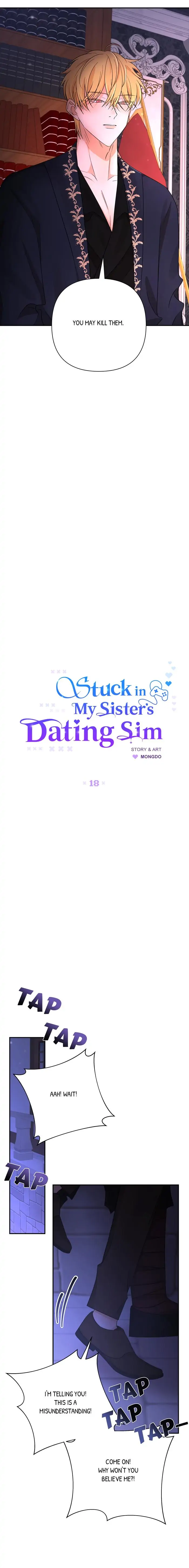 Stuck in My Sister’s Dating Sim [Official][Mature] - Chapter 18 manhwa