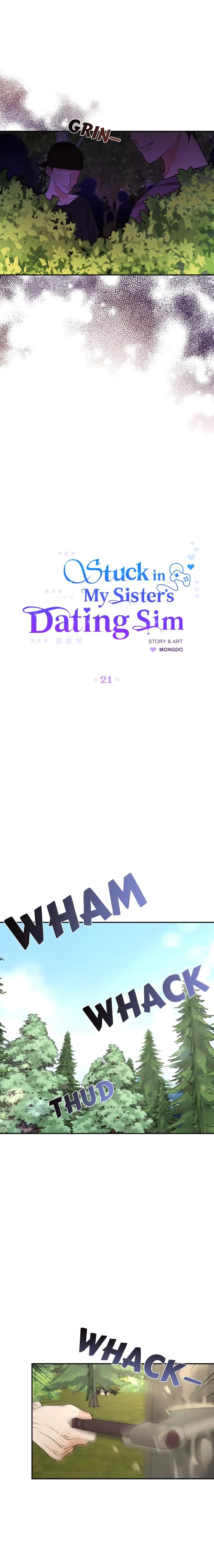 Stuck in My Sister’s Dating Sim [Official][Mature] - Chapter 21 manhwa