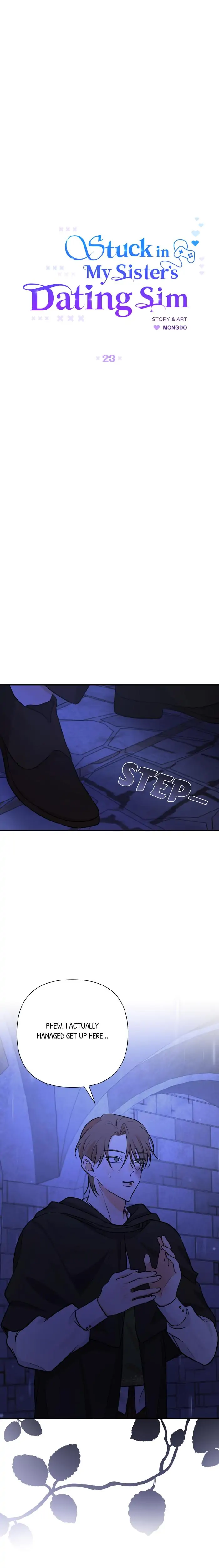 Stuck in My Sister’s Dating Sim [Official][Mature] - Chapter 23 manhwa