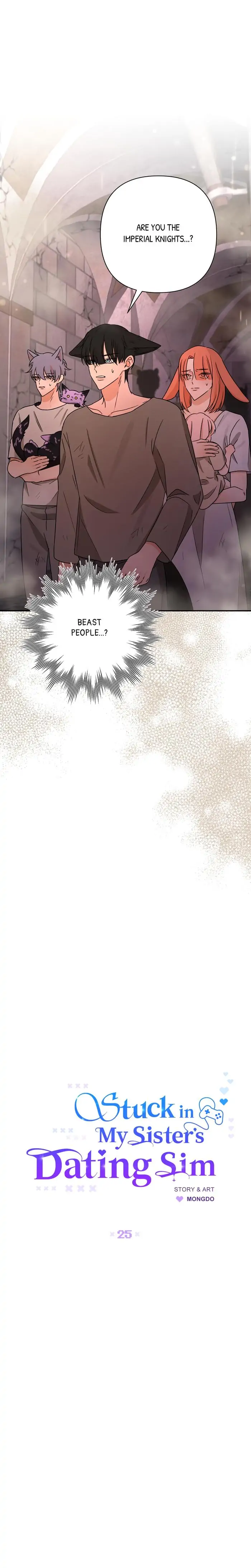 Stuck in My Sister’s Dating Sim [Official][Mature] - Chapter 25 manhwa