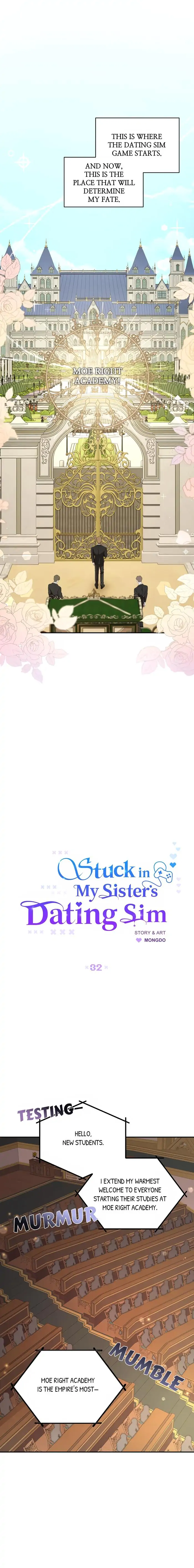 Stuck in My Sister’s Dating Sim [Official][Mature] - Chapter 32 manhwa