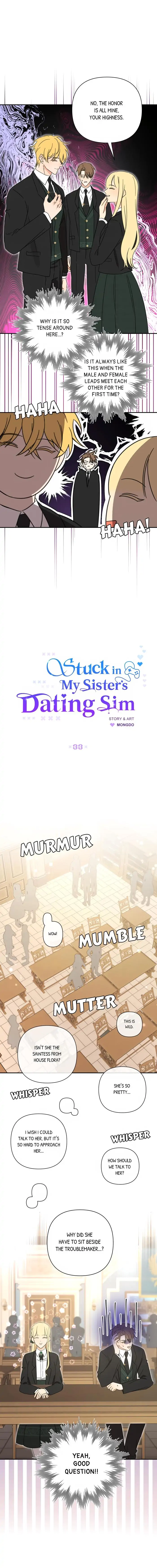 Stuck in My Sister’s Dating Sim [Official][Mature] - Chapter 33 manhwa