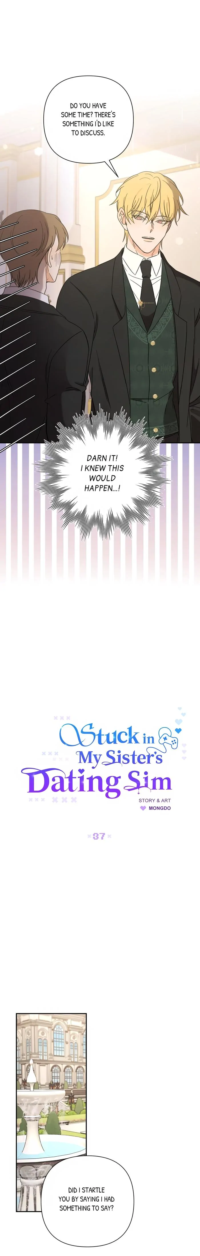 Stuck in My Sister’s Dating Sim [Official][Mature] - Chapter 37 manhwa