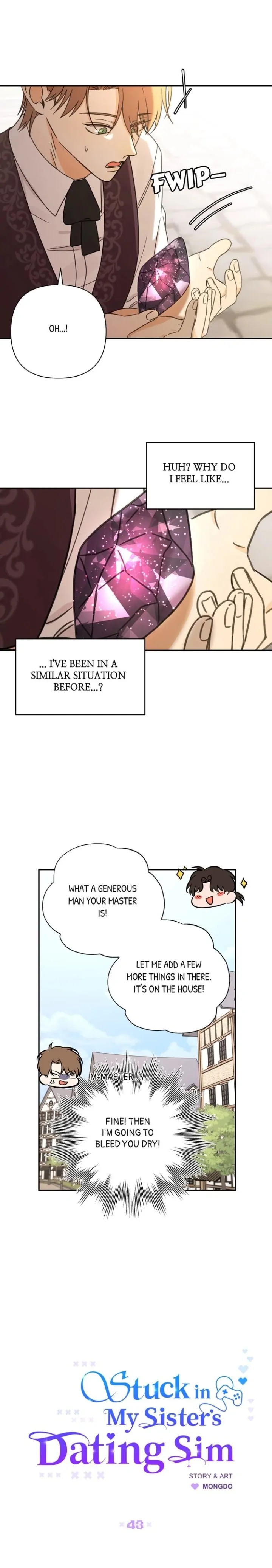 Stuck in My Sister’s Dating Sim [Official][Mature] - Chapter 43 manhwa